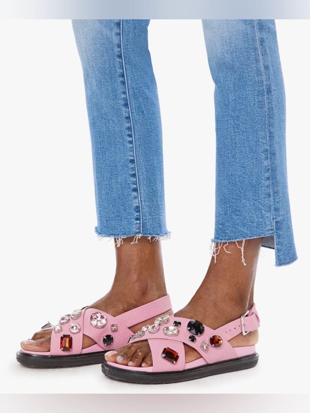 NWOT Mother The Insider Crop Step Fray~ Hey Sun - Picture 2 of 5